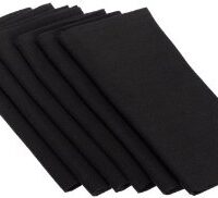 black napkin