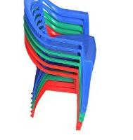 plastic chairs