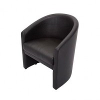 black tub chair