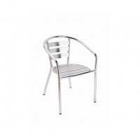 chrome cafe chair