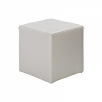 white cube ottoman