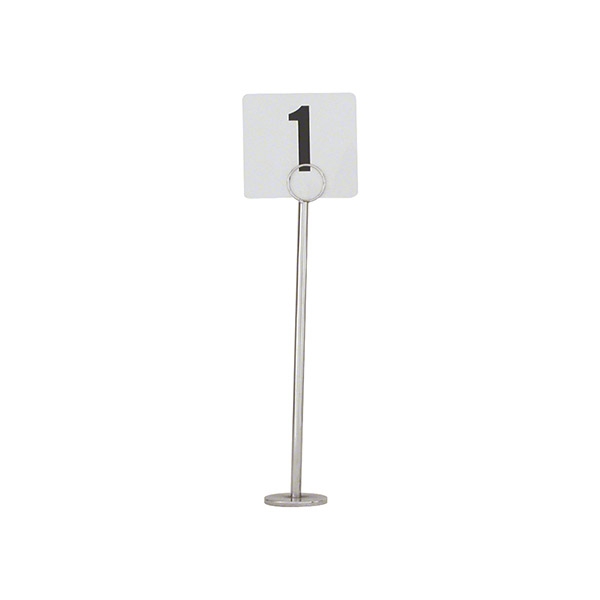Table Number Stand & Numbers Territory Events Hire